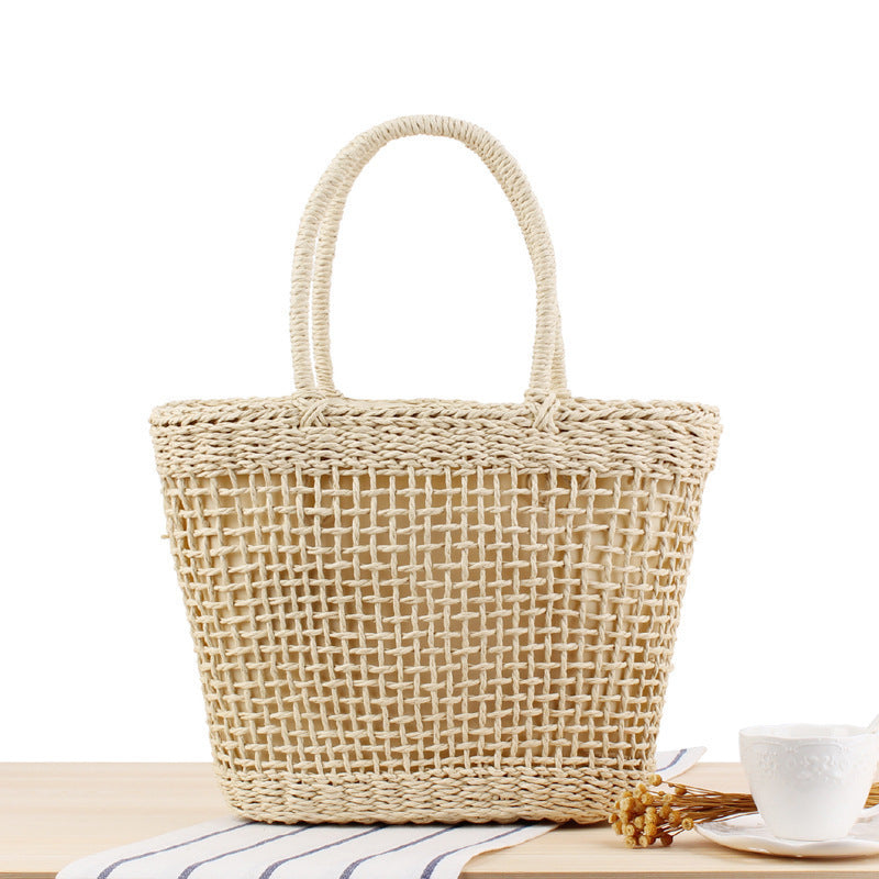 Handbag made of high-quality braided biomaterial Skanto