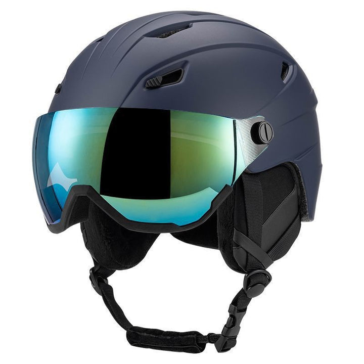 Snø sports hjelm med integrert visir Skanto