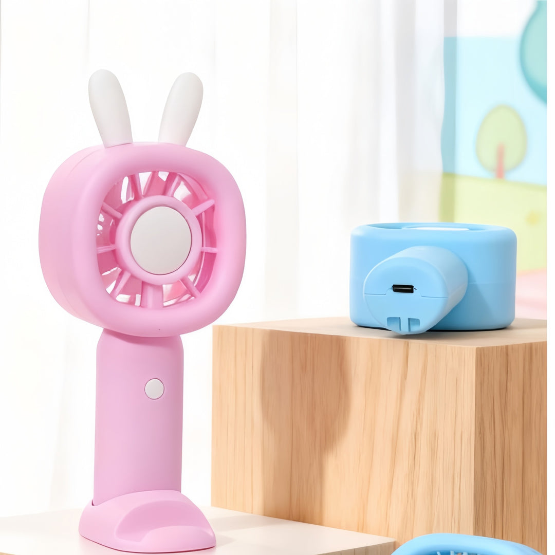 Damen bærbar mini vifte i leken kanin design Skanto