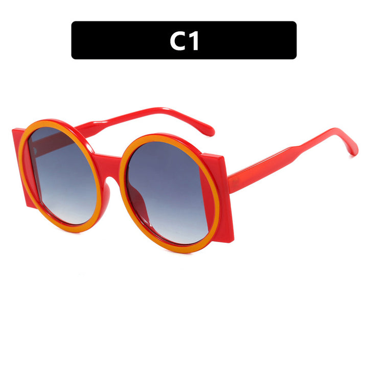 Women's oversized square frame sunglasses with UV protection Skanto