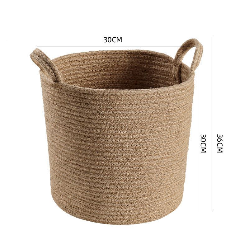 Naturlig Fiber Lagringskurv Skanto