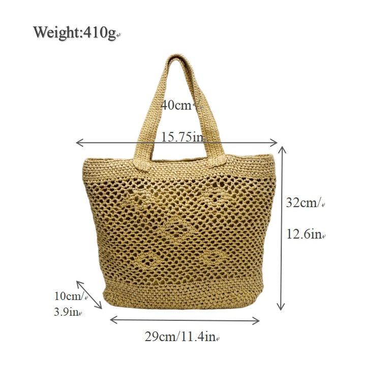 Elegant Makramee Shopper Skanto
