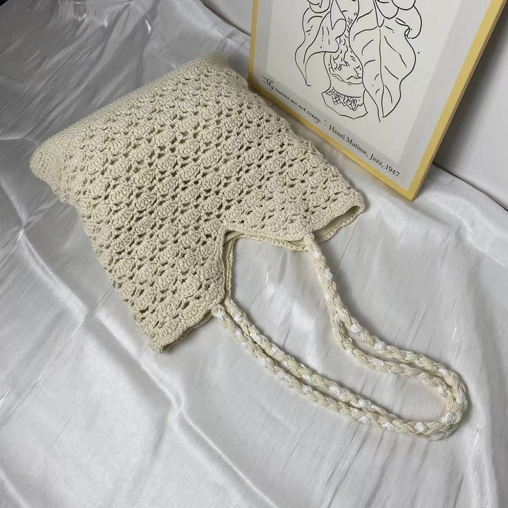 Håndkniplet Shopper Bag Skanto
