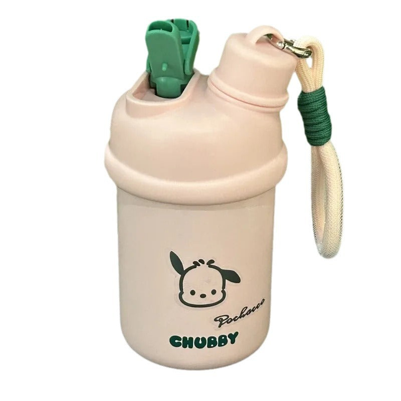 Damen Isoliertrinkflasche mit innovativem Verschlusssystem und süßem Tierdesign Skanto