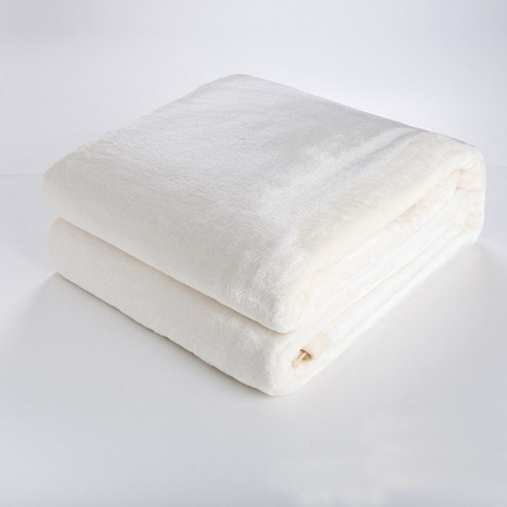 Damer myk fleece-sofateppe Skanto