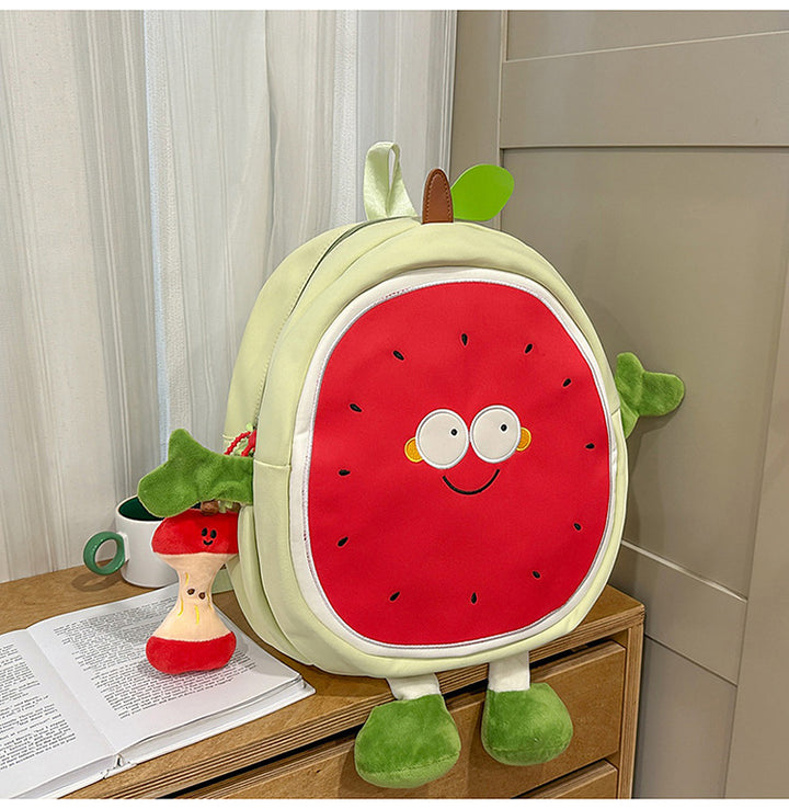 Plush Frukt-tema Skole Ryggsekk