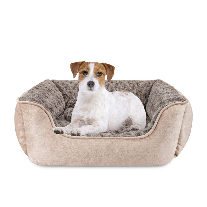 Plush ortopedisk hundesofa hundeseng