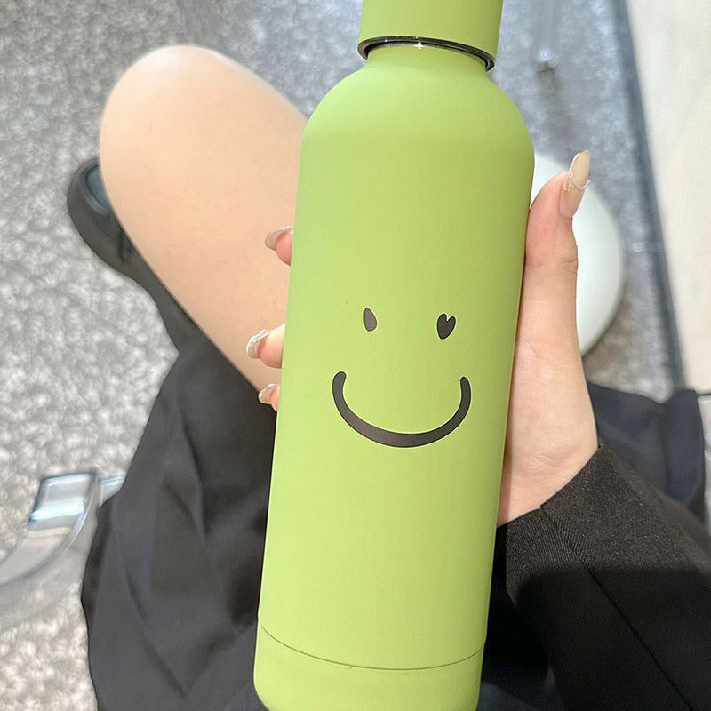 Damen Isolierflasche med innovativt smilmotiv Skanto