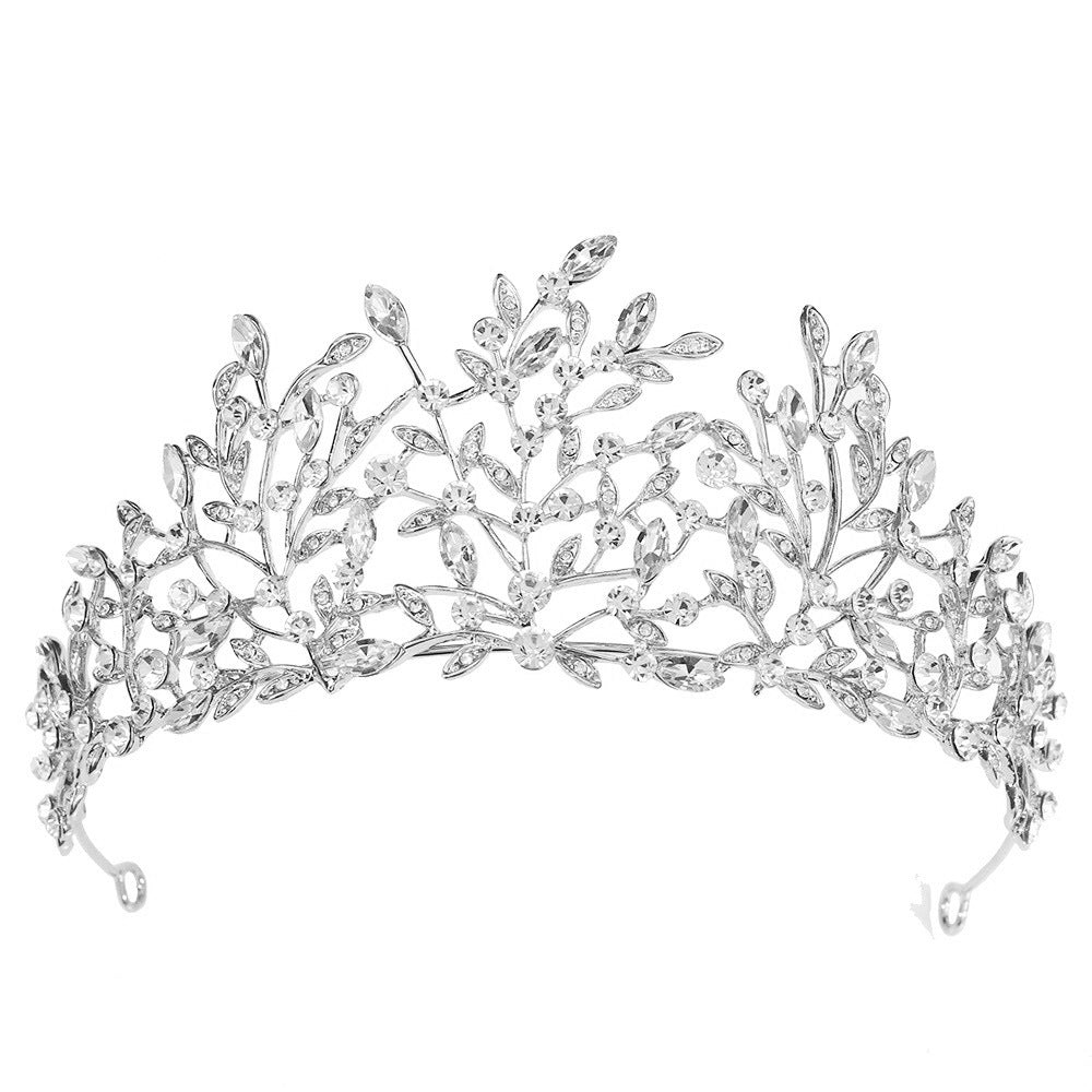 Damer Elegant Hårbånd med blomsterdekorasjoner og krystaller Skanto