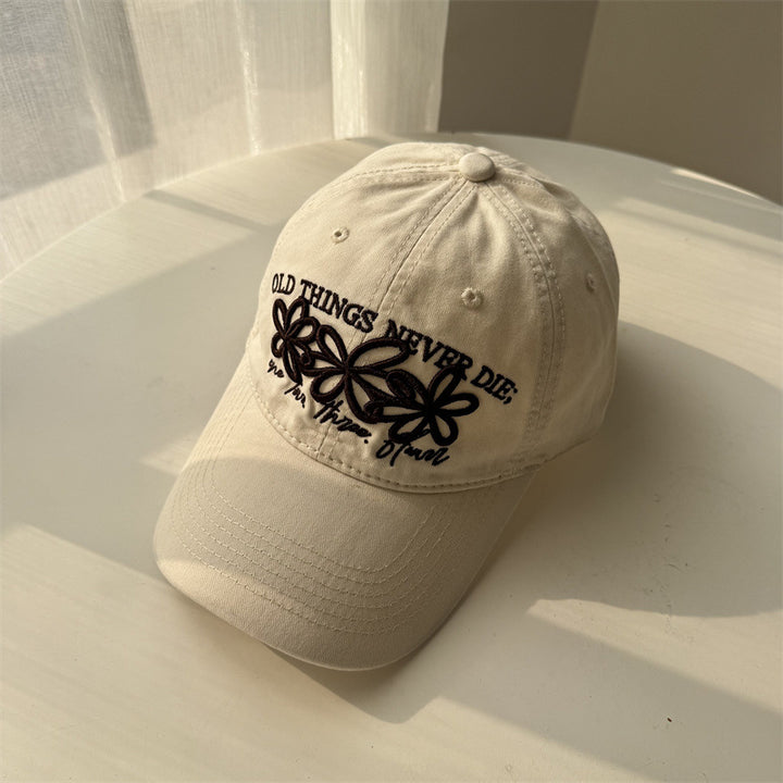 Kvinne Brodert Floral Baseball Cap Skanto 1783922211