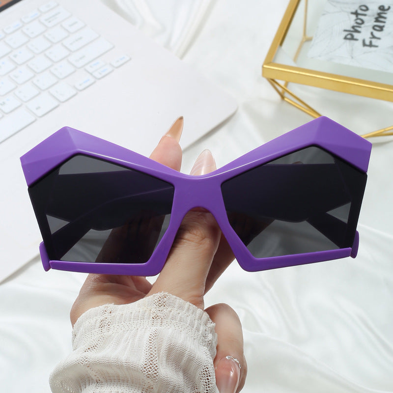 Dame geometrisk designerbrille Skanto