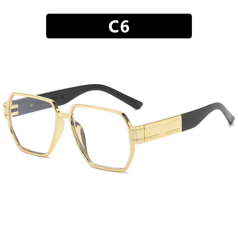 Women's elegant sunglasses with a striking geometric frame Skanto