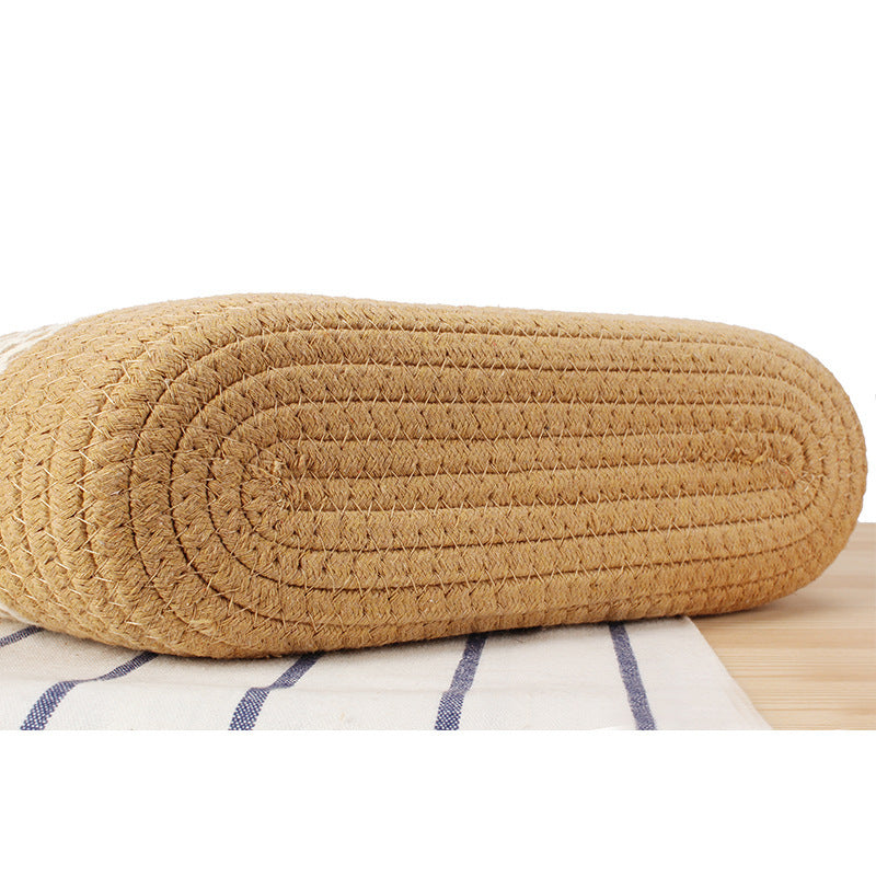 Spacious tote bag made of hand-woven natural material Skanto