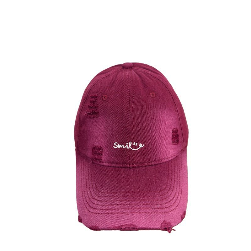 Kvinne Slitt Bomull Baseball Caps Skanto 1784270843