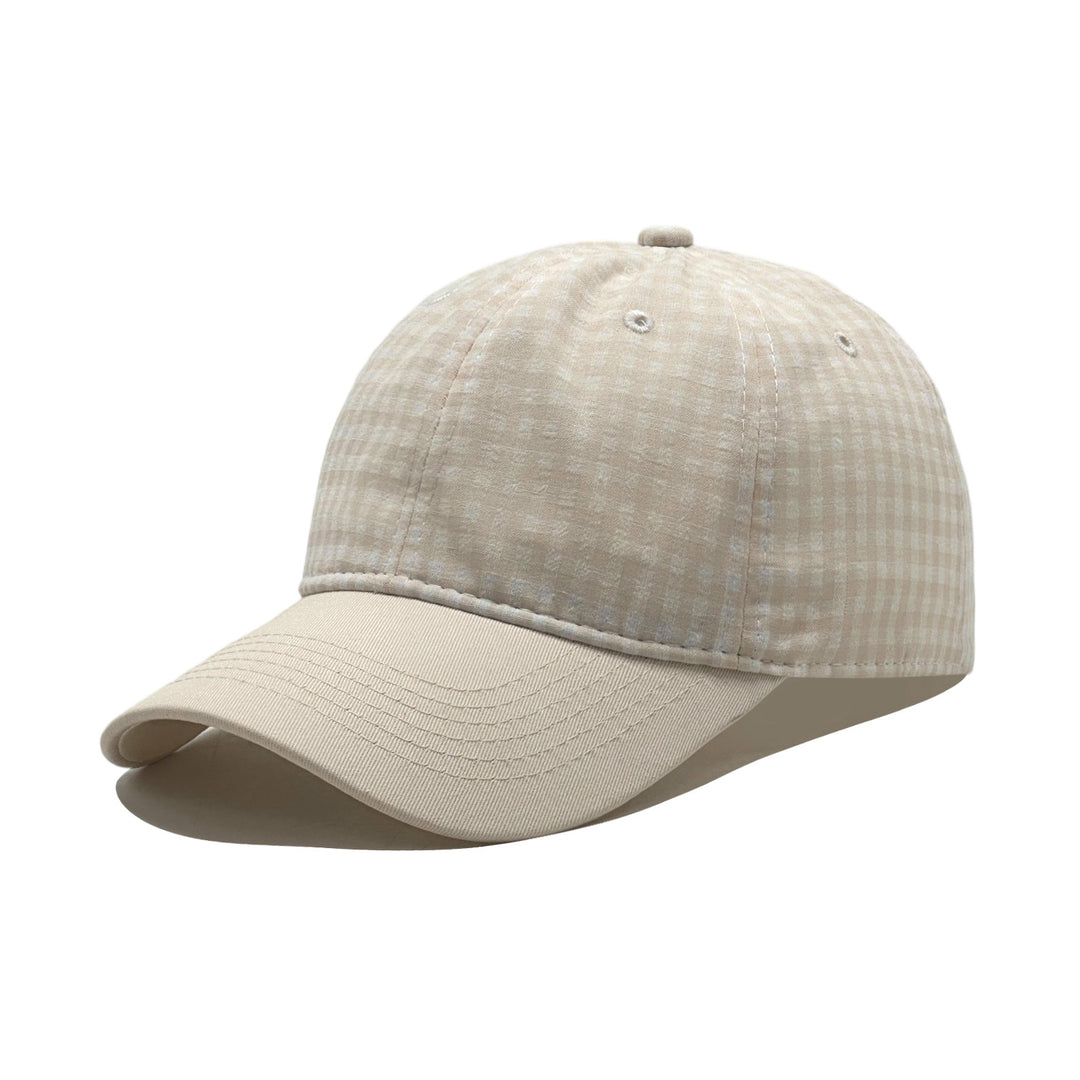 Dame trendy hette med rutemønster Skanto
