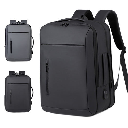 Moderne laptopryggsekk med smal design og intelligent romsystem Skanto