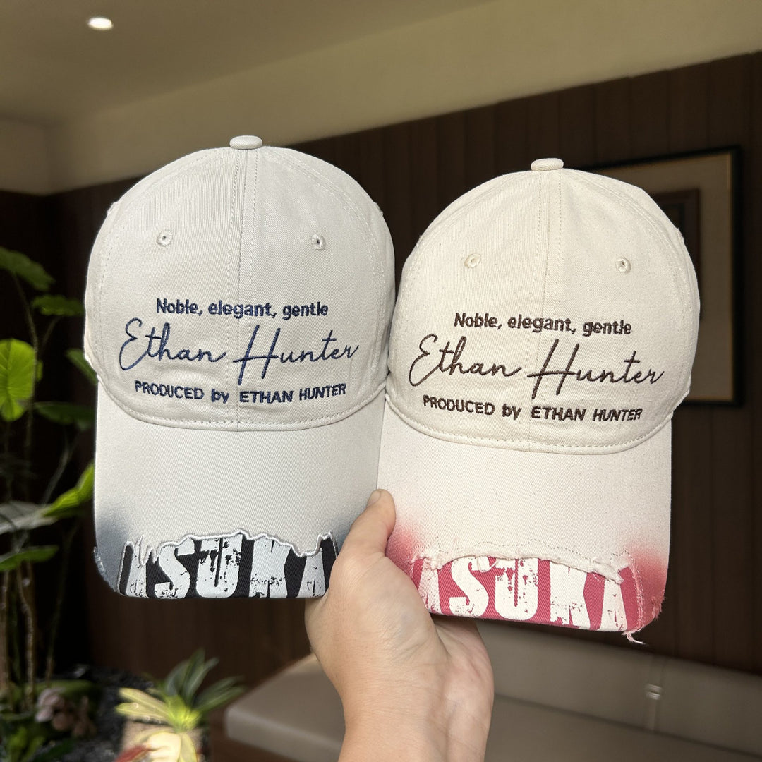 Herre Casual Vintage Brodert Caps Skanto