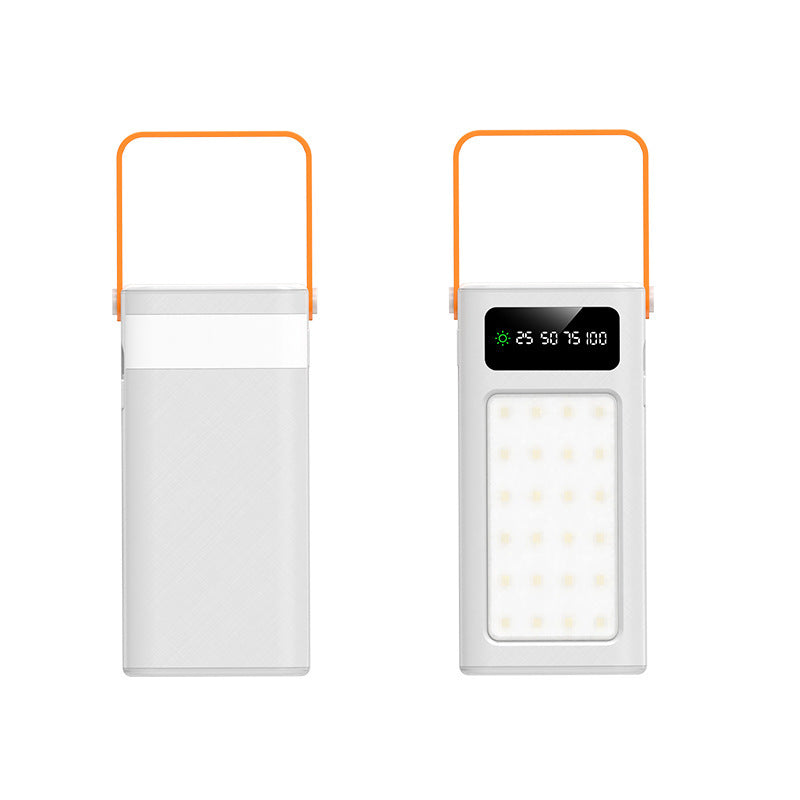 Bærbar LED Powerbank med innebygd skjerm og bærehåndtak Skanto