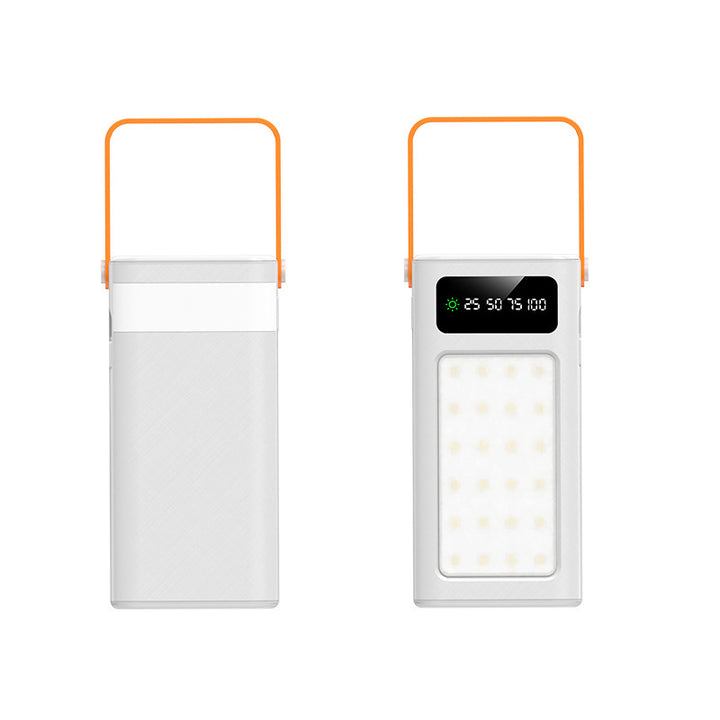 Bærbar LED Powerbank med innebygd skjerm og bærehåndtak Skanto