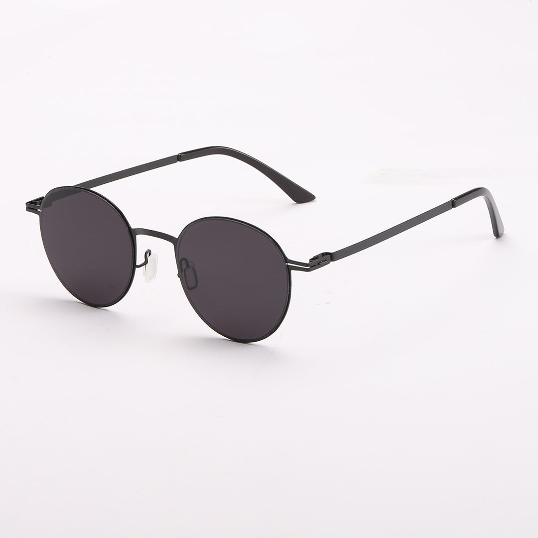 Dame elegant rund solbrille med UV-beskyttelse Skanto