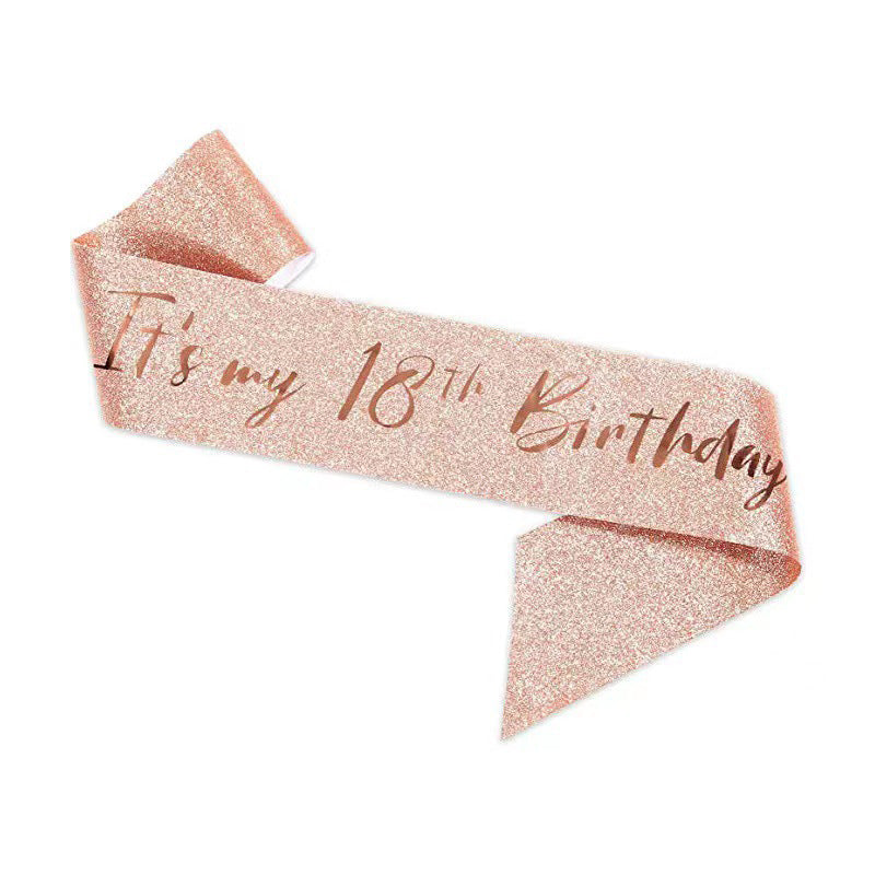 Dame Festlig 10. bursdag dekorasjonbånd Skanto
