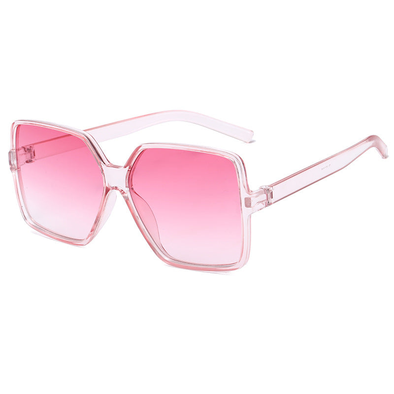 Dame oversized kvadratisk solbrille med elegant ramme Skanto