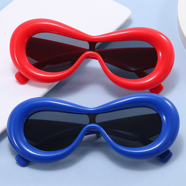 Dame futuristisk design-solbrille Skanto