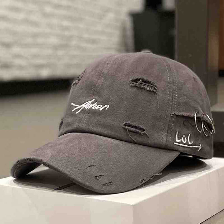 Unisex Slittet Jean Justerbar Caps Skanto