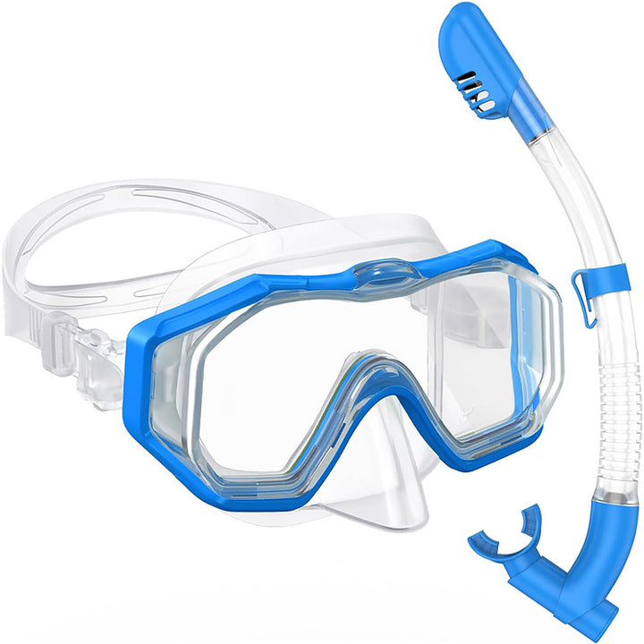 Snorkelmaske med fleksibel pusterør Skanto