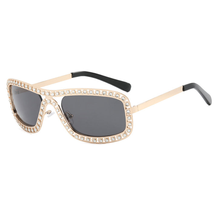 Women's fashionable sunglasses with sparkling frame Skanto