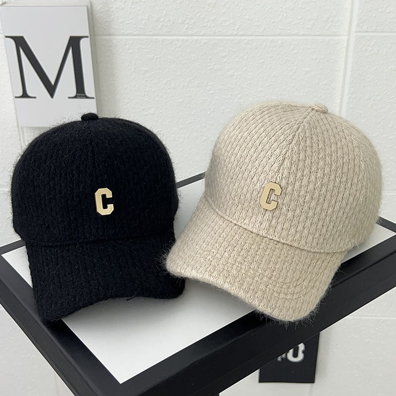 Kvinnenes Koselige Strikkede Baseballcaps Skanto