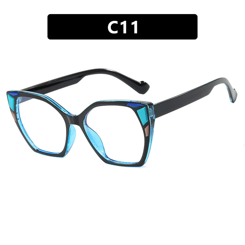 Women's Fashionable Geometric Designer Glasses Skanto