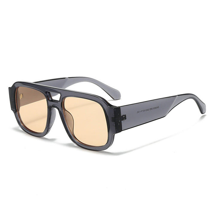 Unisex Bold Frame Retro Solbriller Skanto