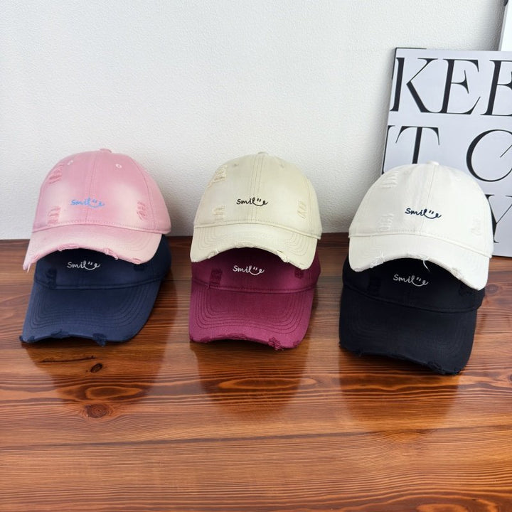 Kvinne Slitt Bomull Baseball Caps Skanto 1784270843