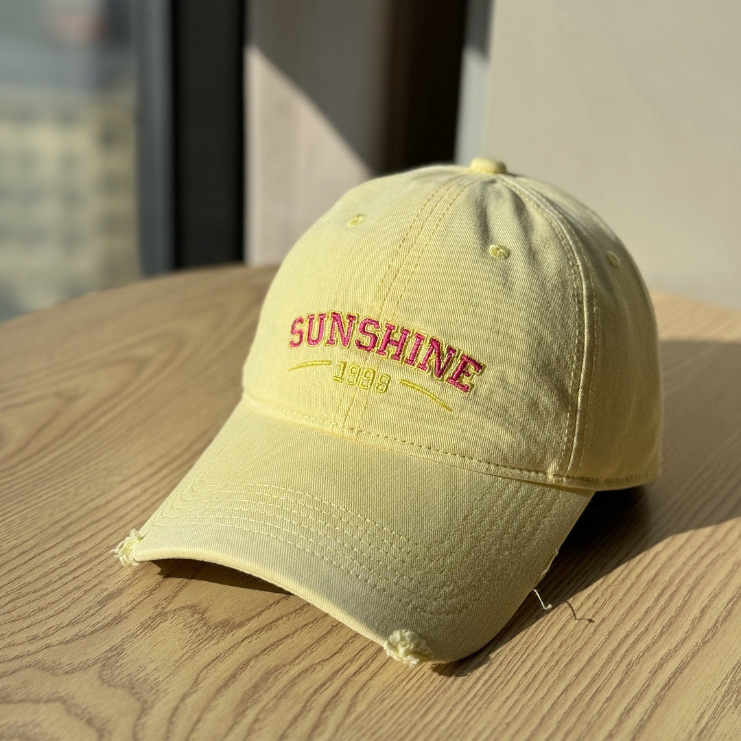 Dame's Casual Distressed Baseball Cap Skanto