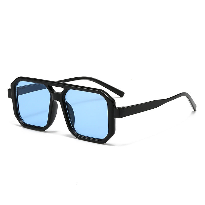 Dame Geometrisk Solbrille med stilig mønster Skanto