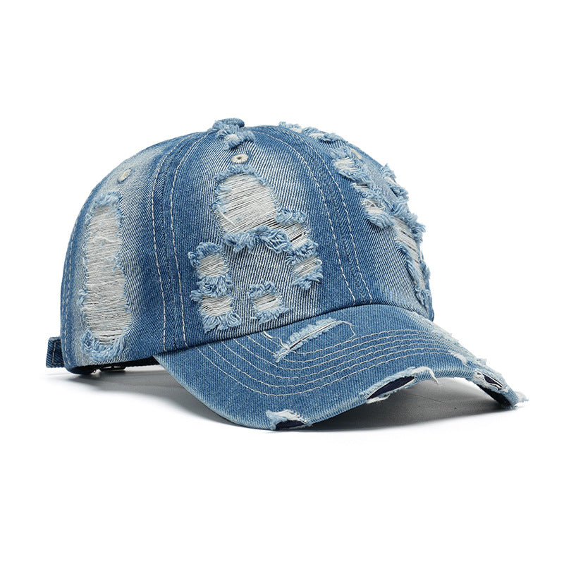 Dame trendy Ødelagt-basecap Skanto