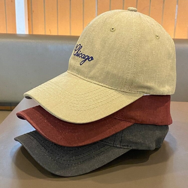 Herre Avslappet Passform Casual Merke Caps Skanto