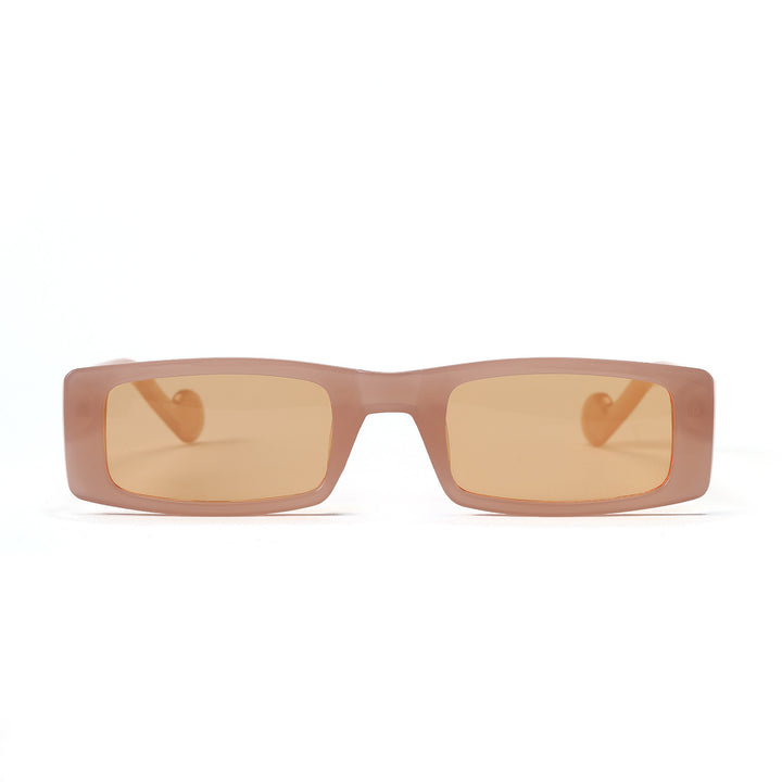 Damer moteriktig rektangulær solbrille i innovativ design Skanto