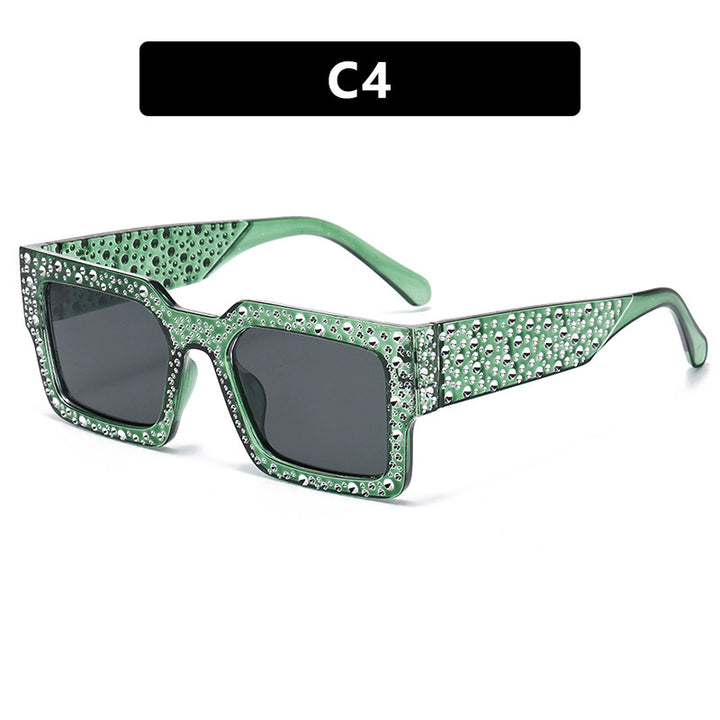 Women's extravagant sunglasses with sparkling accent Skanto