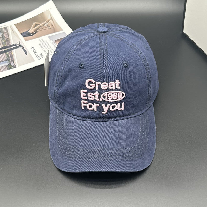 Unisex Grafisk Brodert Caps Skanto