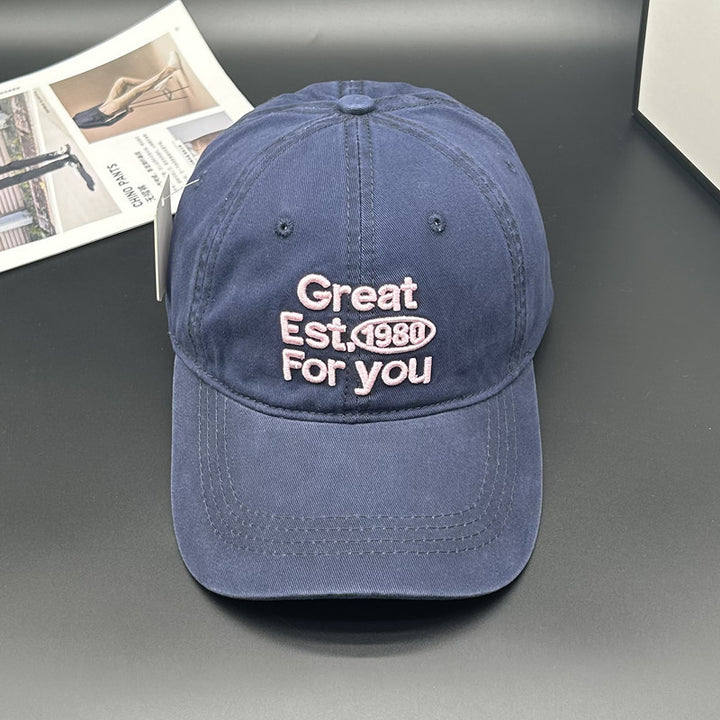 Unisex Grafisk Brodert Caps Skanto