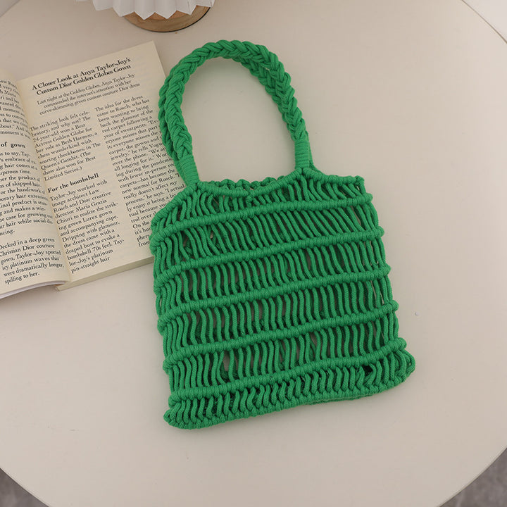 Braided Macrame Crossbody Bag Skanto