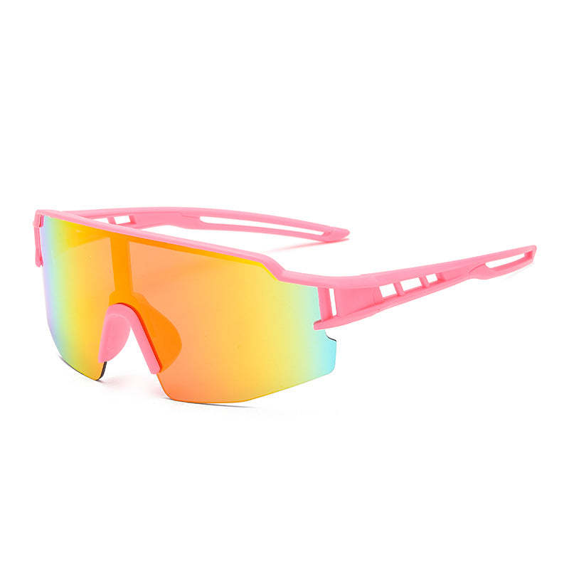 Unisex nan sporty omsluttende solbrille med ultralett polykarbonat-linse og sklisikre nesestøtter Skanto