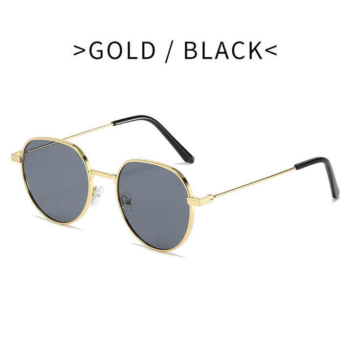 Dame Stilfull rund Designer mote solbrille Skanto