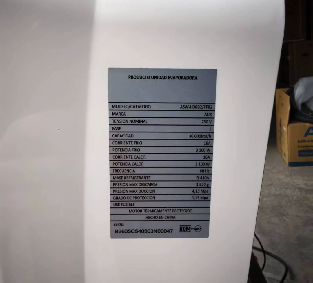 Unisex en størrelse ductless Mini-Split-varmepumpen veggmonterte enhet med DC-inverter og ultra-stille drift Skanto