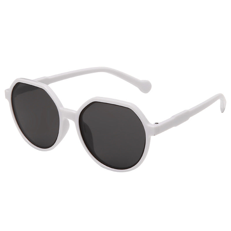 Dame moter solbrille med markant åttekant-design Skanto