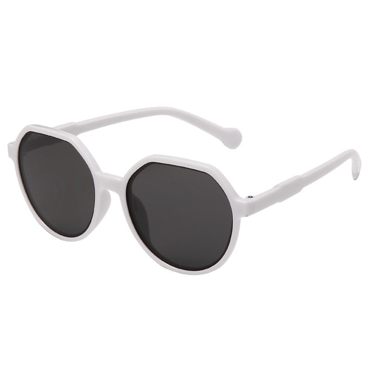 Dame moter solbrille med markant åttekant-design Skanto
