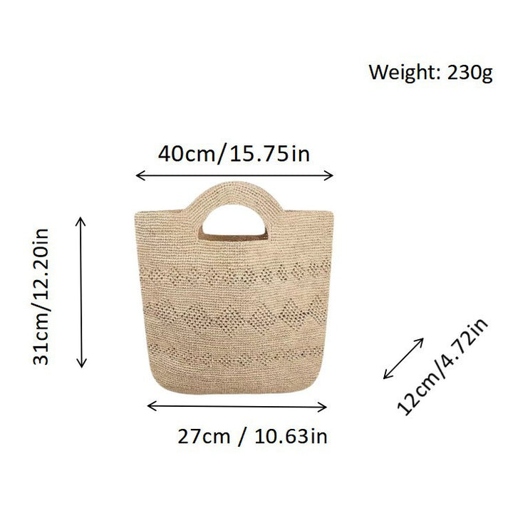 Håndlaget Makramee Handlebag Skanto