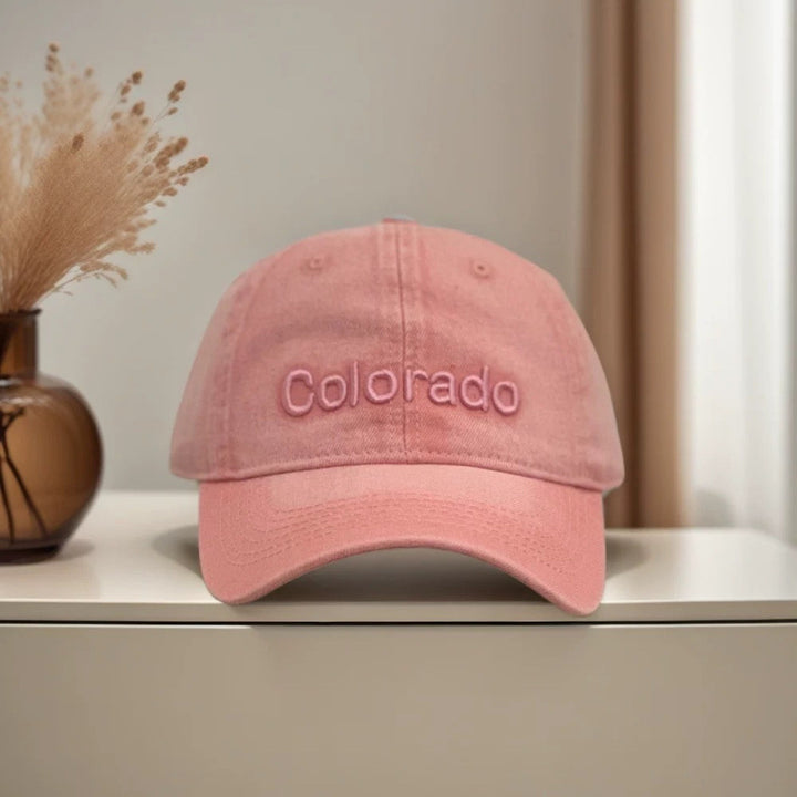 Kvinne Sprek Bomull Baseball Caps med Brodert Detalj Skanto